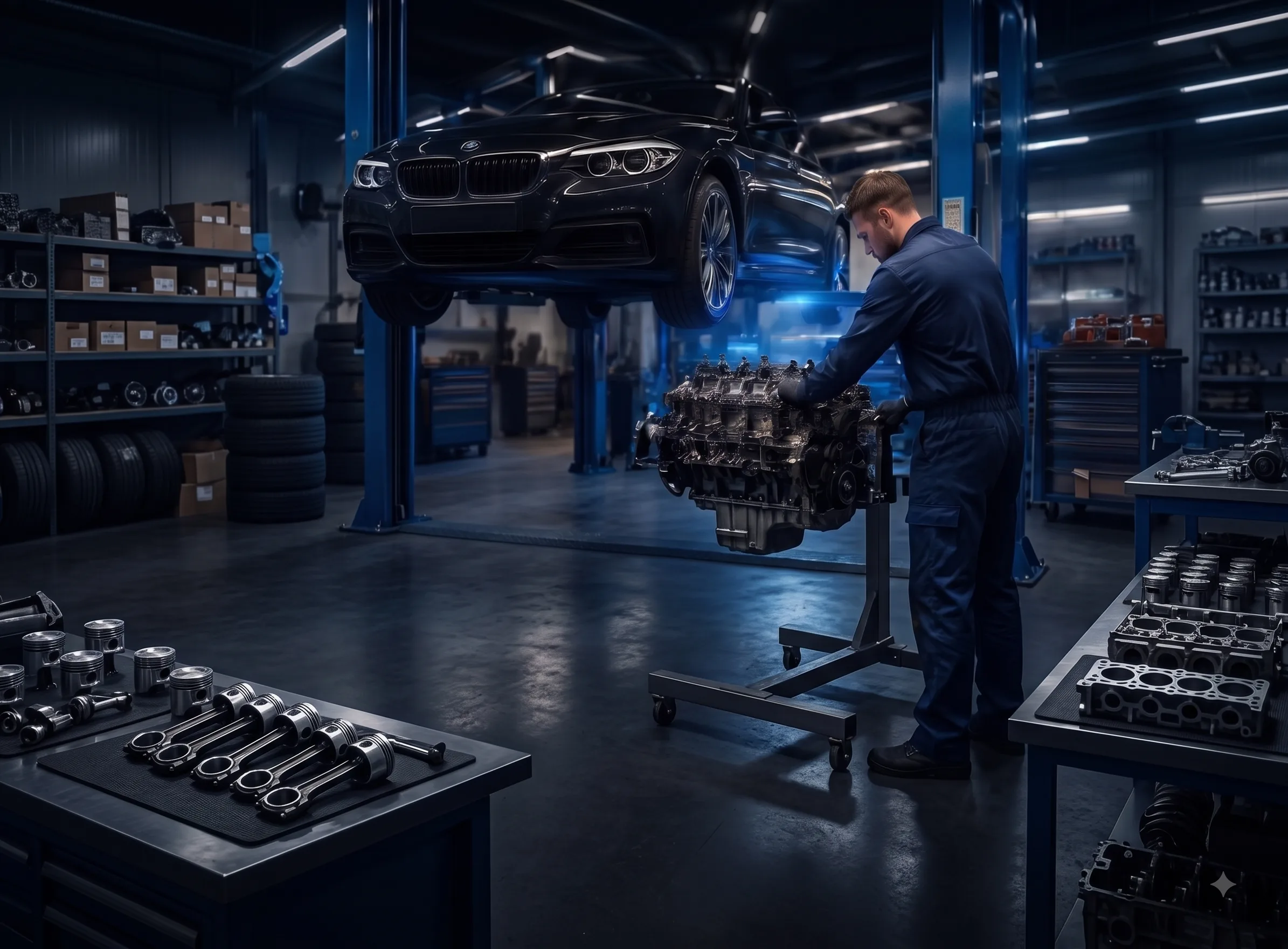 BMW engine rebuild workshop
