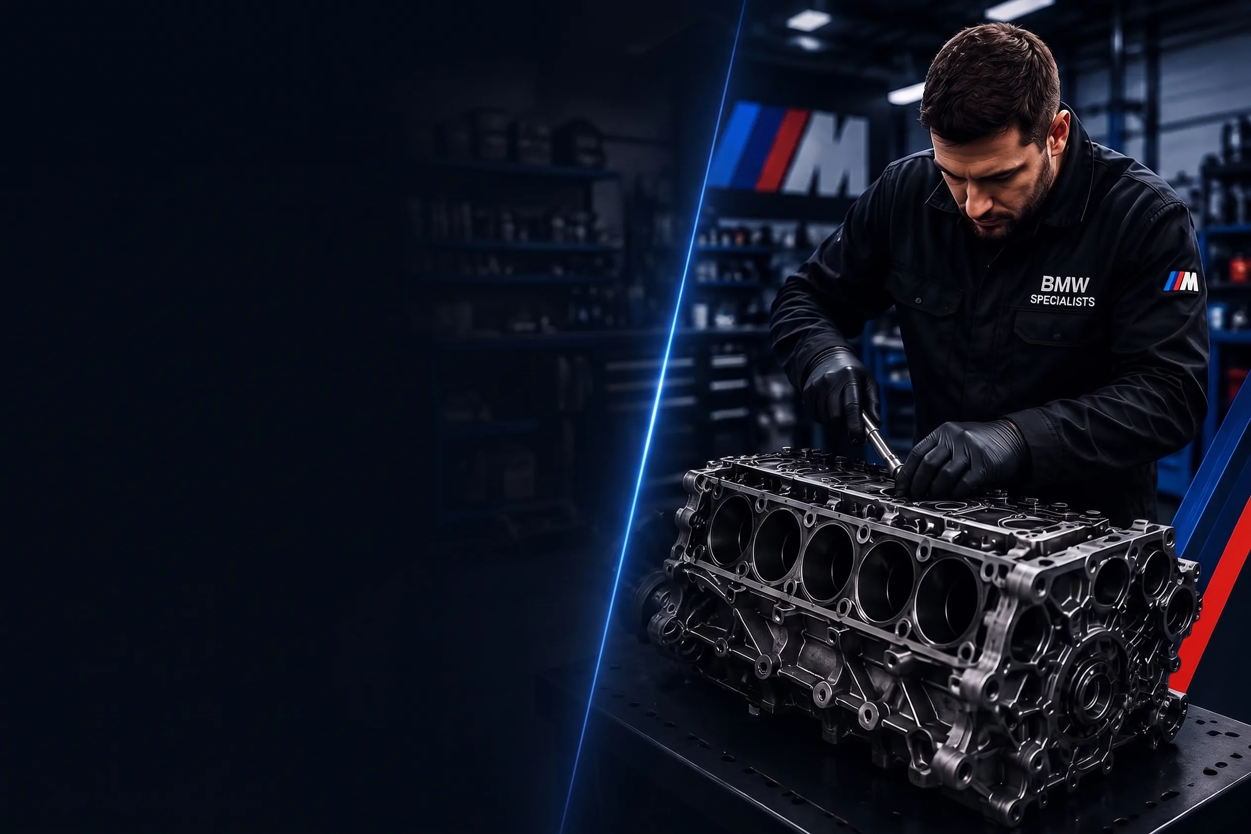 BMW Failed Previous Rebuild Remediation — BMW Garage workshop